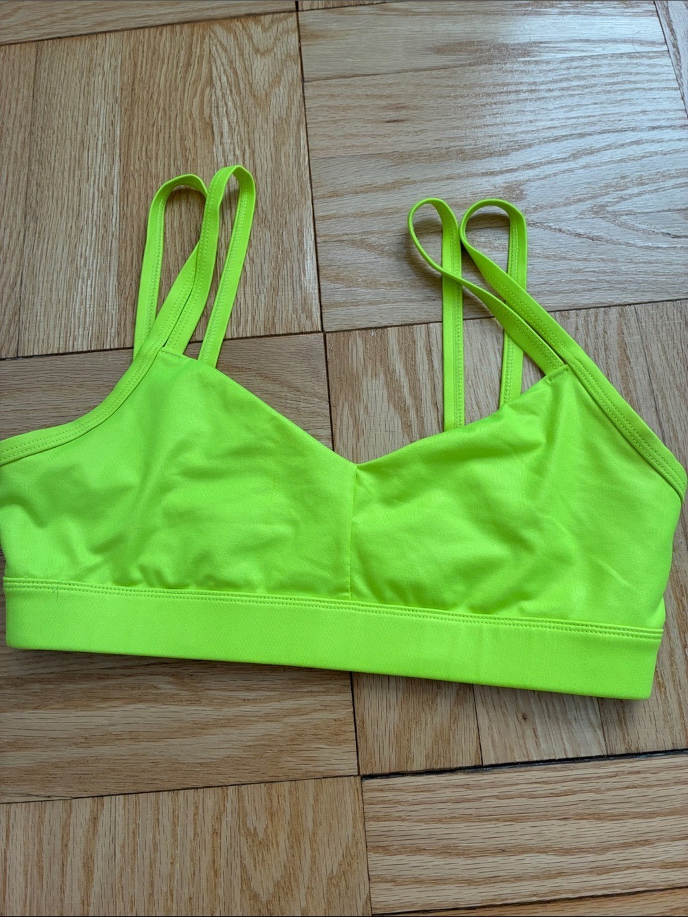 Alo Yoga Yellow Sports Bra XS